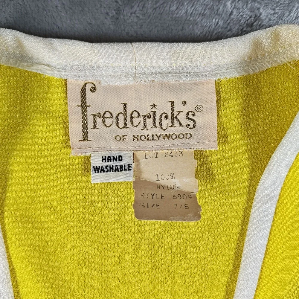 Vintage Fredericks of Hollywood Robe Women 7/8 Lounge Duster Peignoir Floral 70s